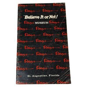 VTG 1970 Original "RIPLEY'S BELIEVE IT OR NOT! Museum" Soft Cover Book Booklet